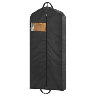 Imagem de Bolsa de vestuário masculina MISSLO 43 impermeável para viagens preta,