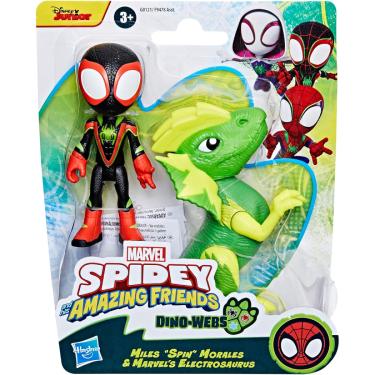 Imagem de Boneco Miles Morales Dino Webs Marvel G0121 - Hasbro