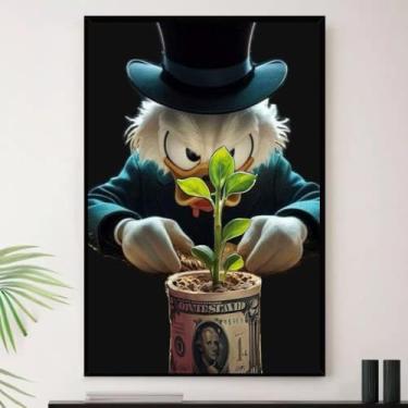 Imagem de Genérico, Quadro Tio Patinhas Plantando Dinheiro Decorativo A3 35x45cm