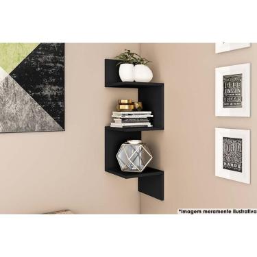 Imagem de Prateleira De Quarto Am 3079 Preto - Movelbento