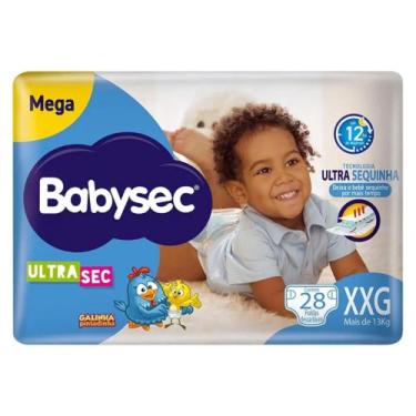 Imagem de Fralda BabySec Ultra Mega 1 Pacote Tamanho XXG 28 Unidades