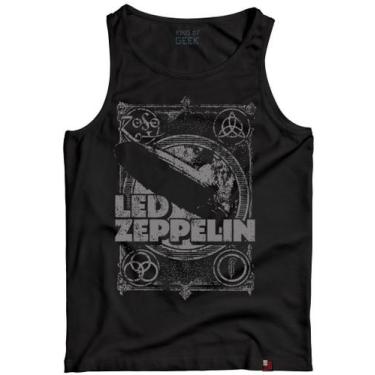 Imagem de Camiseta Regata Led Zeppelin - KING OF GEEK, PP, Preto