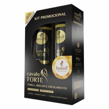 Imagem de Kit Haskell Cavalo Forte - Shampoo 300ml + Condicionador 300ml