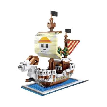 Imagem de Blocos De Construção De Navio Pirata Infantil, Quebra-cabeça De Partíc