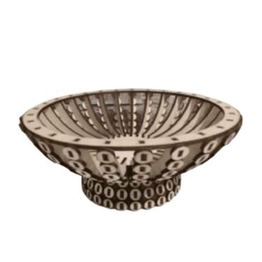 Imagem de Cesta De Fruta Corte à Laser Em Mdf