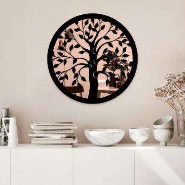 Imagem de Quadro Decorativo Espelhado Árvore da Vida Bronze - Geral