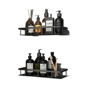 Imagem de Prateleira De Canto Para Chuveiro, Sem Furos, Para Montagem Na Parede,