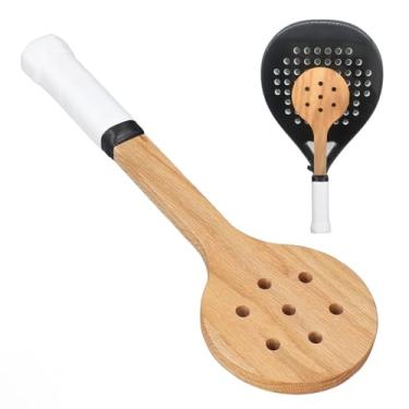 Imagem de Asixxsix Ponteiro de Tênis, Raquete de Treinador de Ponto de Madeira para Prática de Swing, Raquete de Tênis de Prática, Melhorar o Controle e a Capacidade de Resposta para Crianças