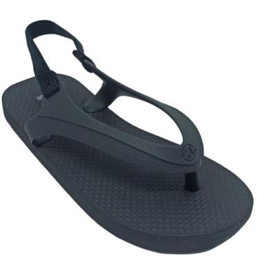 Imagem de Chinelo Molekinho Infantil Masculino com Tira Elástica, Preto, 21/22