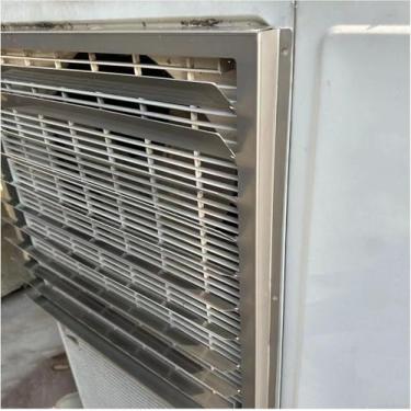 Imagem de Tampa Universal Do Ar Condicionado Para Unidades Externas Defletor Ac Externo Grade De Ventilação Tampa Da Cerca De Proteção Tela Ac Condensador Compressor Defletor De Vento, 55×55CM