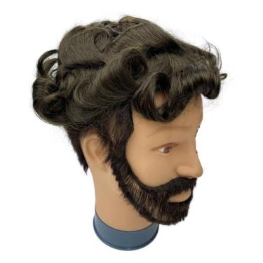 Imagem de Prótese Capilar Masculina Humana Micropele Nó Duplo 20x25cm - Lux Hair