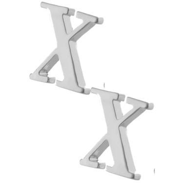 Imagem de Broches de terno de ouro e prata de ouro e prata para homens e mulheres com botões de metal, 1.4cm/1.2cm, Liga de aço, Sem Pedra Preciosa