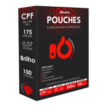 Imagem de 15 Plásticos Plastificação 1500 CPF 66x99mm 0,07mm 175 Mic - Grafity