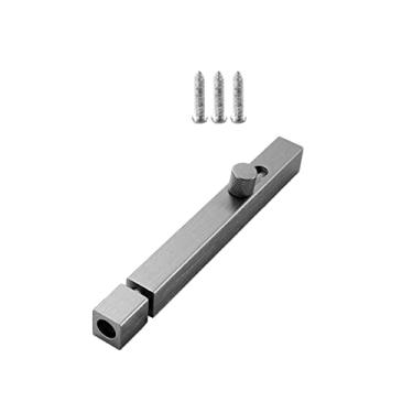 Imagem de Ｂｅｓｇａ Fechadura de Segurança para Porta, Trava Deslizante, Trava de Portão Deslizante, 120mm Cinza, Tamanho real