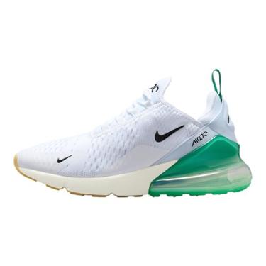 Imagem de Nike Tênis feminino Air Max 270 (AH6789-125, branco/branco/verde estádio/preto), Branco/branco Summit/verde estádio/preto, 39