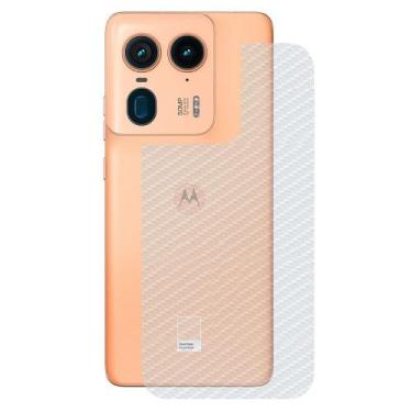 Imagem de Película para Motorola Moto Edge 50 Ultra 5G - Traseira de Fibra de Ca
