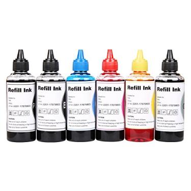 Imagem de Kit de tinta para refil CoYlBod PGI-250 PGBK CLI-251 / PGI-250XL CLI-251XL PGI-270 PGBK CLI-271 / PGI-270XL CLI-271XL PIXMA MG7520 MG7120 MG6320 IP8720 MG7720 TS8020 TS9020, para cartuchos recarregáveis ou CISS