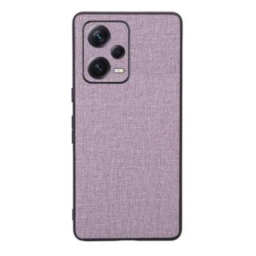 Imagem de Capas Compatível com Xiaomi Redmi Note 12 PRO,Design de padrão de tela,Pproteção completa de 360°,Pplástico macio,Proteção contra queda-Purple