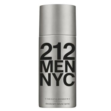 Imagem de Desodorante Spray Carolina Herrera Masculino - 212 Men Nyc, 150ml