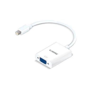 Imagem de Conversor Mini DisplayPort Macho para VGA Fêmea Branco Comtac - 221492