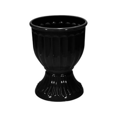 Imagem de Vaso Estilo Romano Decoração Festa Acrílico 13cm X 18cm (PRETO)