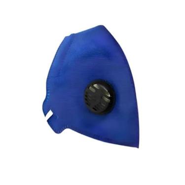 Imagem de Máscaras Pff2 Válvula Kit 10 Unidades Uso Profissional Azul