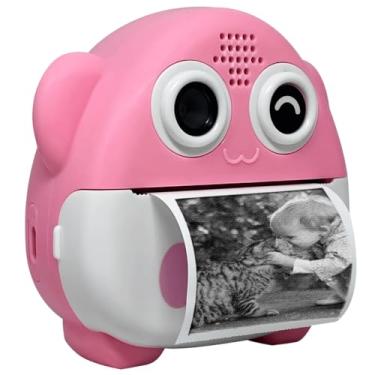 Imagem de Câmera Fotográfica Infantil Mini Impressora Térmica Digital (Rosa)