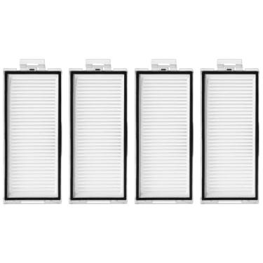 Imagem de Filtro Q7 Max para Roborock Q7 Max, Q7 Max+, Q7, Q7+, Q8 Max, Q8 Max+, Q5 Pro, Q5 Pro+, Q5 Max+, Q5 DuoRoller+ Peças de reposição para aspirador de pó robô, 4 peças