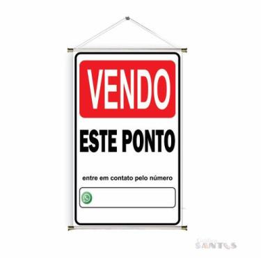 Imagem de Banner pronto Vende-se Ponto BA 617 medida 45x70 cm arte Pronta