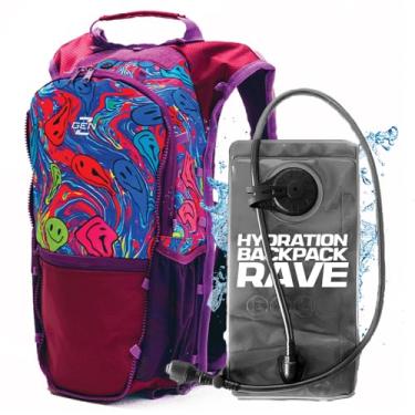 Imagem de RaveRunner Mochila De Hidratação Antirroubo Raverunner, Rave, Bolsa Água Para Festivais, Hydropack Edc (Slime Delicioso)