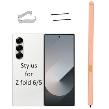 Imagem de Caneta Stylus Galaxy Z Fold 7 Fold Edition Z Fold 7 Slim Stylus para Samsung Galaxy Z Fold 7 Stylus e Z Fold 7 Stylus Pen + 2 pontas (laranja)