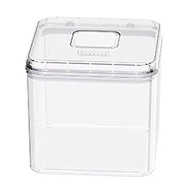 Imagem de Recipiente De Arroz Hermético Anti Bugs Moistureproof Articled Lid Forte Plástico Arroz Armazenamento Bin para Cozinha Familiar (Branco (capacidade de 16,5 lb))