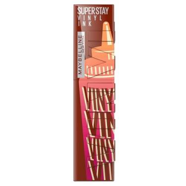 Imagem de Maybelline SuperStay Vinyl Ink Sauce, Edição Limitada, Batom Líquido Longa Duração com Efeito Gloss, Brilho Instantâneo e Acabamento Espelhado, Cor 190 Sweet N Sour 4,2ml