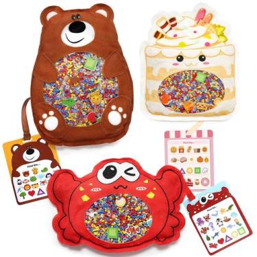 Imagem de Hide and Seek Busy Bag Joyreal, pacote com 3 jogos Seek and Find Kids