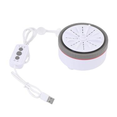 Imagem de Diydeg Mini Máquina de Lavagem, Máquina de Lavar de Turbina Portátil Alimentada por USB para Pia Com 3 Configurações de Temporizador, 2 Modos Turbo Washer para Roupas e Pratos