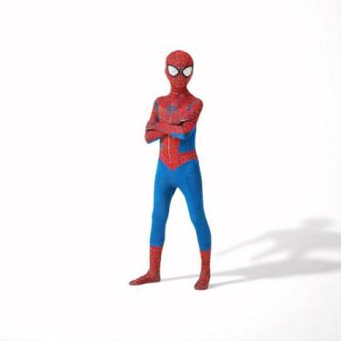 Imagem de Macacão Infantil De Spandex Para Fantasia De Halloween Com Capa Para a