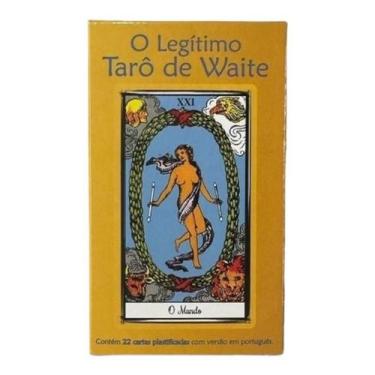 Imagem de Baralho Taro Waite 22 Cartas Plastificado + Manual - Meta Atacado