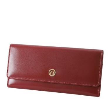 Imagem de Carteira De Couro Legítimo Feminina Moedas Notas Mariart 250