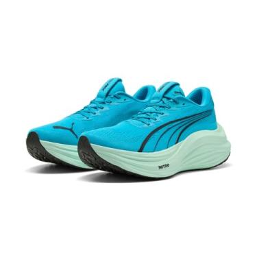 Imagem de PUMA Tênis de corrida masculino Magmax Nitro, Speed Blue/Mint Melt, 44