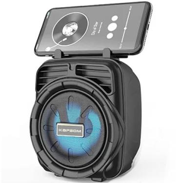 Imagem de Caixa de Som Bluetooth Portátil com alça LED KA8001
