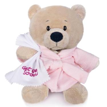 Imagem de Stuffed Animal My Li Teddy Bear Get Well Soon 10,5 polegadas rosa - My