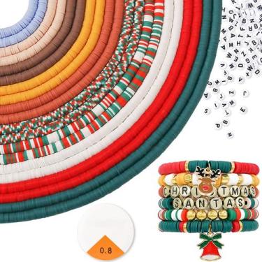 Imagem de Kit de fabricação de pulseiras ADIIL Clay Beads 7200 unidades de 6 mm 