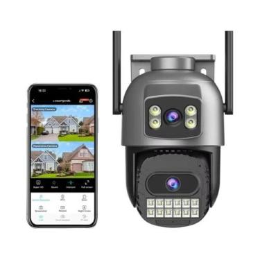 Imagem de Câmera IP Wifi PTZ 15MP 180 graus Câmera BESDER O-Kam pro Com Rastream