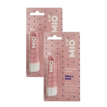 Imagem de Kit 2 Protetor Labial Mió Pérola Shine 3,6g