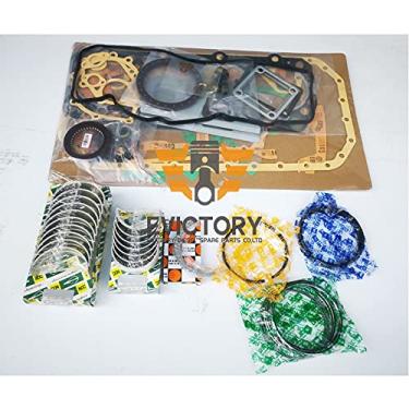 Imagem de Anel de pistão do motor FD46 FD46T + kit completo de juntas + todas as peças de escavadeira de rolamentos