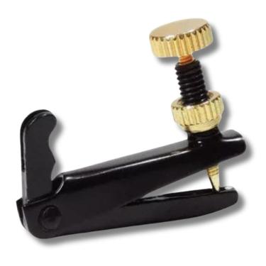 Imagem de Micro Afinador Violino Svn-03 Preto E Dourado Smart Unidade