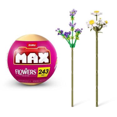 Imagem de Blocos De Montar Max Premium Flowers - Margarida 243 Pçs