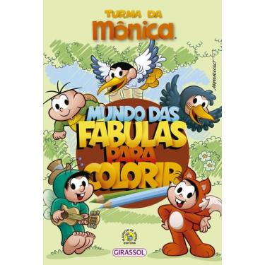 Imagem de Livro - Turma da Mônica - Mundo das Fábulas para Colorir