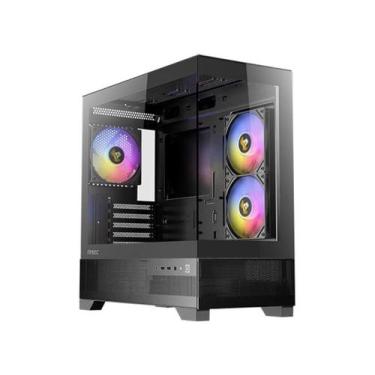 Imagem de Gabinete Gamer ANTEC CX500M RGB Elite Lateral de Vidro TEMP de 4 MM MI