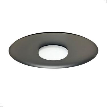 Imagem de Luminária Plafon Dot Preto Redondo Led 3000K 12W Bivolt